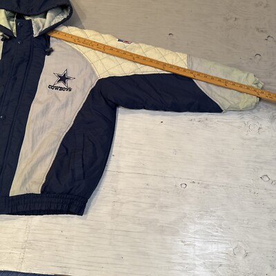 STARTER COWBOYS フード付きジャケット Lサイズ Vintage 90s NFL Starter Dallas Cowboys Full Zip Hooded