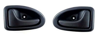 pour RENAULT MASTER 1998-2007 2x POIGNEES DE PORTE INTÉRIEURE GAUCHE DROITE NOIR - Photo 1/4