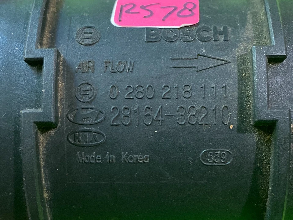 KIA OPTIMA MAF 2004-2006 SENSOR DE FLUJO DE AIRE MÁSICO MEDIDOR OEM 0 280 218 111 Foto 4 de 4