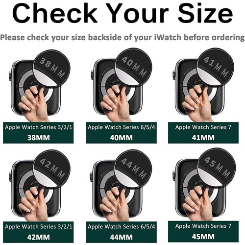 Pour Apple Watch Series 10 9 8 7 6 SE Coque TPU Protection écran Intégrale iWatch Cover - Photo 6 sur 26