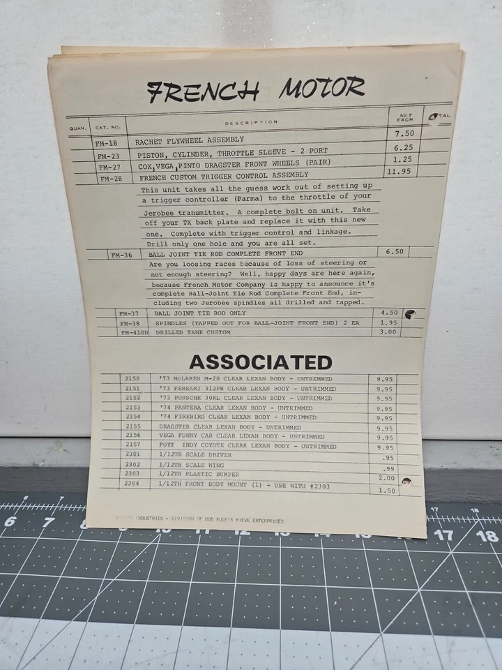 BoLink RC 1:12 Catolog - Image 2 of 2