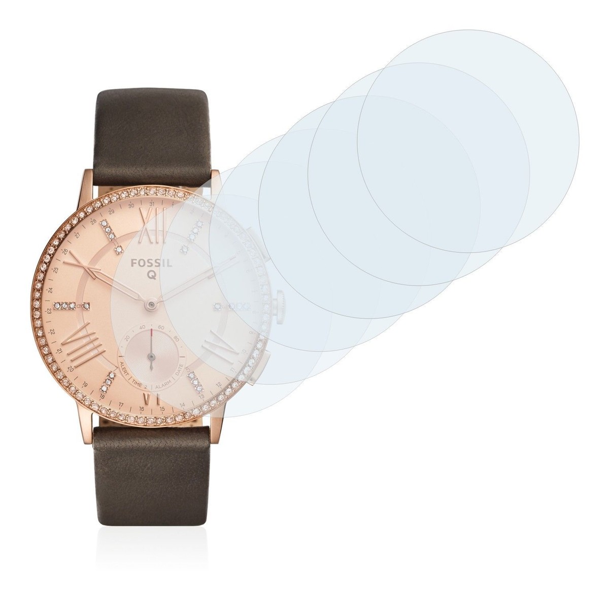 Fossil Q Gazer Smart Watch, 6x Transparent ULTRA Clear Screen