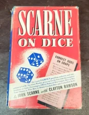 *SIGNED* Scarne on Dice, J. Scarne/C. Rawson, 1957, HC/G-