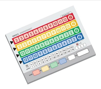 Qwixx Dice Game - 200-Sheet Score Pad Only - Score Pads Only | eBay