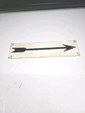 CAST IRON ARROW SIGN -VINTAGE LOOK-12 X 5 - WILL POINT IN ANY DIR RECTION