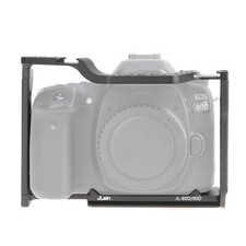Aluminum Camera Cage for Canon 70D/80D/90D w/ ARRI 3/8"-16  Arca Swiss Plate