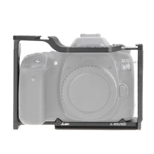 Aluminum Camera Cage for Canon 70D/80D/90D w/ ARRI 3/8"-16 & Arca Swiss Plate