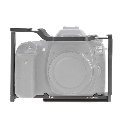 Camera Cage ARRI 3/8"-16 & 1/4"-20 Locating Hole for Canon EOS 70D 80D 90D Arca