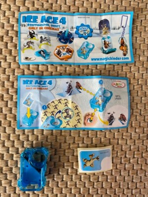 Ü-Ei Ice Age 4 UN 303 Lupe mit BZ mit Code und Aufkleber Saison 2011/12