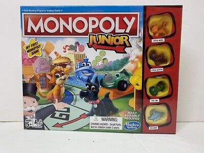 Monopoly Junior Children's Board Game Hasbro Gaming 2016- Sealed- Fast Shipping