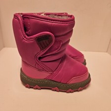 Khombu Wanderer Mid-Calf Cold Weather Waterproof Pink Snow Boots Size 8M