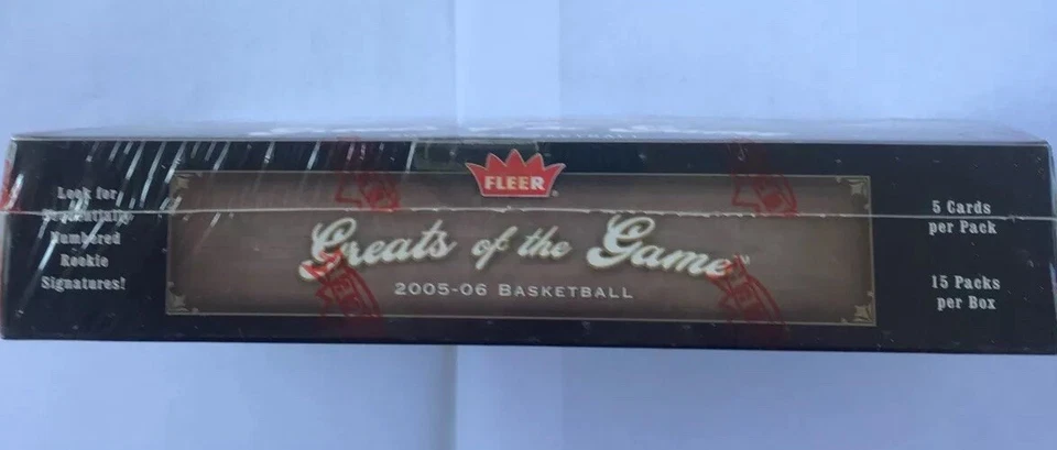 2005-06 Fleer Greats Of The Game NBA Basketball Hobby Box Factory Sealed - Image 3 of 4
