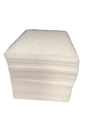 Polyethylene Foam Board Shipping/Packing,ArtsCrafts 15 pcs 11.75 X9 X 0.5 White