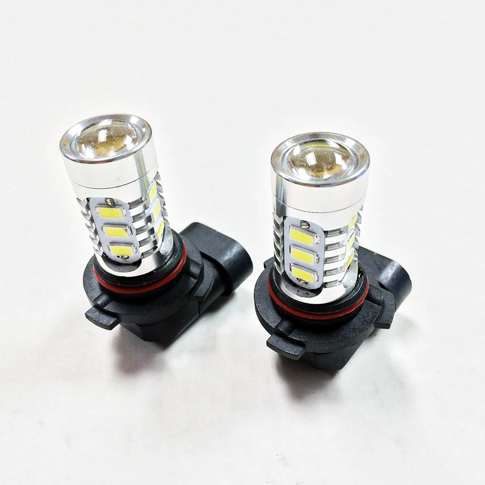 A1 2x 15W High Power HB3 9005 LED Bulbs SMD 5730 DRL High Beam Headlight w/ Lens - Image 2 of 4