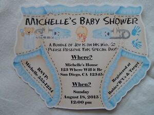 unique personalized baby shower diaper invitations twins gender