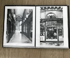 Old Photo Album w/Photos Paris France Original 11x14 B&W Photographers Portfolio