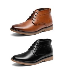 Men's Dress Casual Ankle Boots Derby Oxfords Chukka Boots for Outdoor Indoor