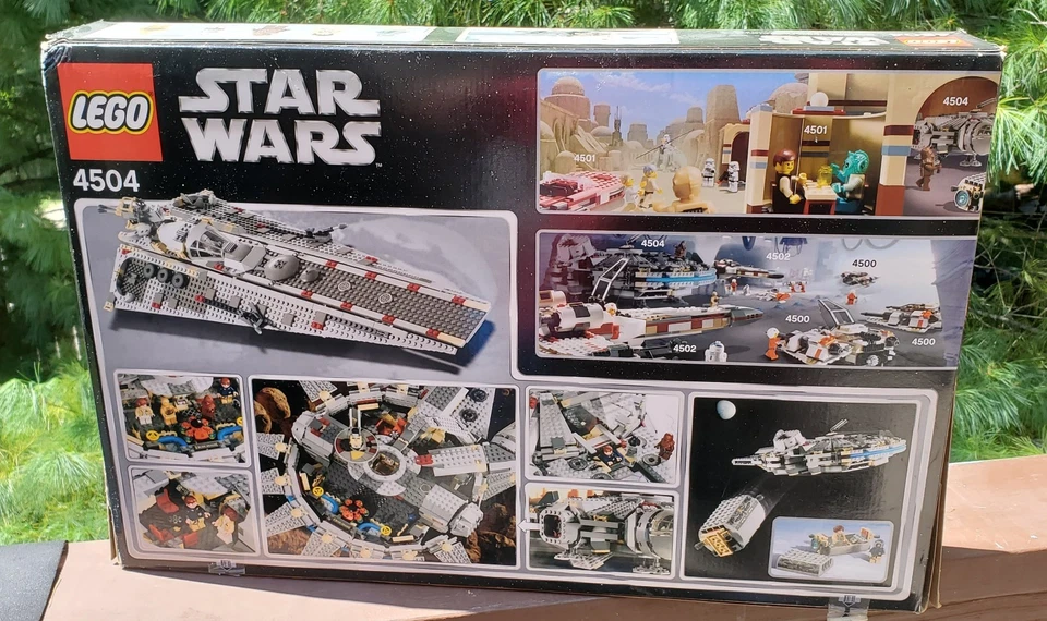 2004 lego ORIGINAL BOX for the MILLENNIUM FALCON star wars 4504 ****BOX ONLY**** - Image 2 of 4