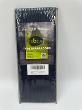 TECEUM 5/32" Type III 550 Paracord Black 100ft 4mm MIL-SPEC Tactical Survival