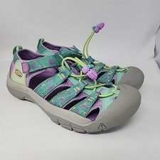 Keen Newport H2 Kids Katydid African Violet Sport Water Shoes Sz 5 Youth Green