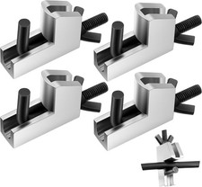 4 Pack Metal Brake Line Clamps - Hose Pinch Pliers For Fuel Gas Lines Up To 1