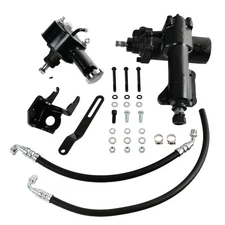 Power Steering Conversion Gear Box Kit For 1955-57 Chevy Bel Air 210 500 Series