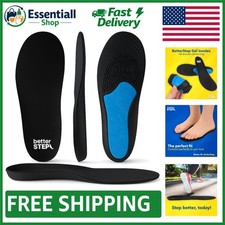 Breathable Gel Insoles for Women, Pain Relief  Shock Absorption, Sizes 5-10