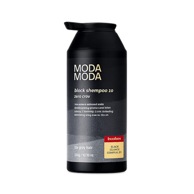 MODA MODA Zero Gray Black Shampoo 300g | Nourishing Ginseng Extract