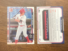 BRYCE DENTON - 2015 BOWMAN - ST LOUIS CARDINALS - ROOKIE CARD #109. rookie card picture