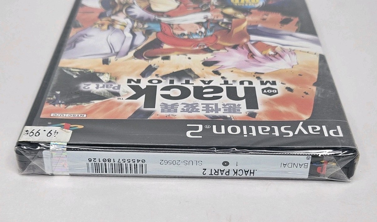 Hack Dot Hack Mutation Sony PlayStation 2 PS2 Factory Sealed New W