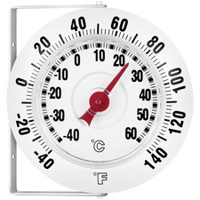 Big and Bold Indoor Outdoor Thermometer with Mounting Bracket Large Numbers