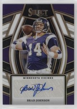 2023 Panini Select Signatures White Prizm 34/50 Brad Johnson #SELS-BRJ Auto 1mv6