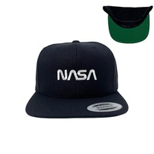 NASA White Snapback Hat