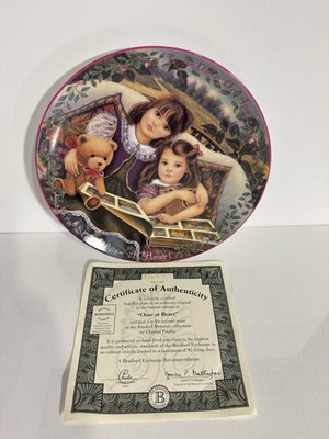 Kindred Moments by Chantal Poulin ''Close At Heart'' Bradford Exchange 1995