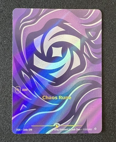 Riftbound - Chaos Rune - Nexus Nights Promo - 166b/298 - Origins - NM ...