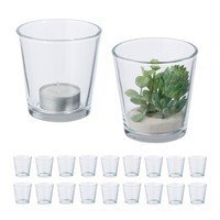 TeelichtgläSer Teelichthalter Windlicht KerzengläSer Kerzenhalter Glas 20Er Set