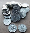 Full roll (40 coins) - 1948 S Washington Quarters - Gem BU - 90% Silver