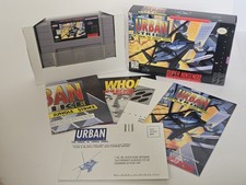 Urban Strike Super Nintendo CIB 100% Complete w/ Poster, Reg Card + Inserts VGC