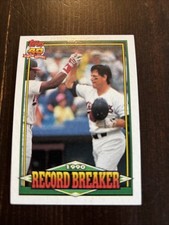 1991 Topps - Record Breaker Carlton Fisk #3