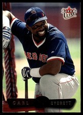 Carl Everett 2002 Ultra #48 Boston Red Sox MLB READ FREE SHIPPING AutographDen