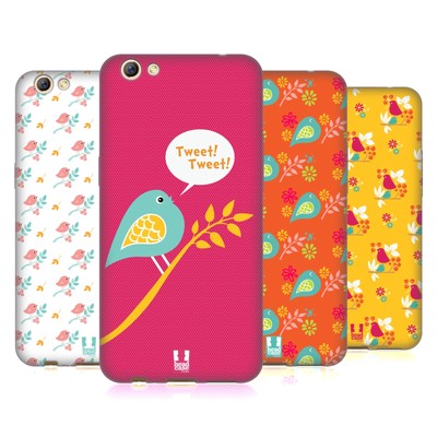 HEAD CASE DESIGNS BIRD PATTERNS SOFT GEL CASE FOR OPPO PHONES