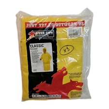 River City Garments, Rainwear Hooded Coat with Snaps. Size XX3 54-56