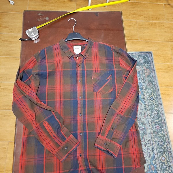 LEVIS STRAUSS & CO Men's Checked/Plaid Vintage Shirt Size Xxl