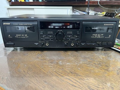 K3317【ビクター】Wカセットデッキ TD-W313 MK2 Victor TD-W313 double cassette deck in working condition | eBay
