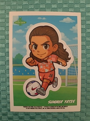#ad 2025 NWSL Parkside Volume 1 Chibi Stickers Summer Yates $1.79