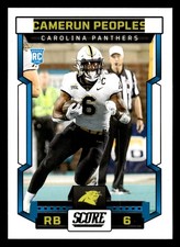 Camerun Peoples 2023 Score #301 Carolina Panthers