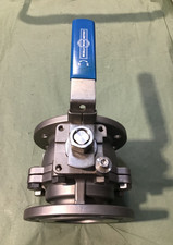 WORLD WIDE METRICS DN100 PN16 1.4408 SS FLANGED BALL VALVE  NEW NO BOX