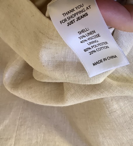 Just Jeans Jacket Linen Cropped Stone NWT 10 S $120 Contrast Cuffs Boxy Lined - Bild 9 von 10