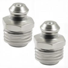 25pcs M8 Hydraulic Grease Fitting, 8mm x 1mm Male Thread Zerk Fitting Nipple Noz