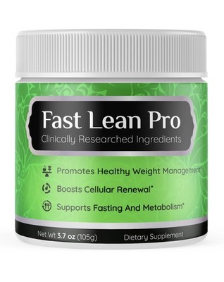 Fast Lean Pro Powder Weight Management Support Shake Support Metabolism (2 Pack)